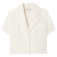 MIXXO 女款修身短版短袖西裝外套