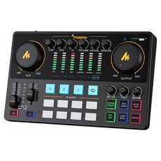 마오노 캐스터 오디오 인터페이스 방송용 녹음용 팟캐스트 스트리밍, AME2, 블랙, AME2