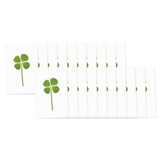 Withstar 幸運草乾燥花卡片