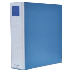 문화산업 PP 파이프 바인더 세로형 70 x 70 mm PB863-7A, 1개, 청색