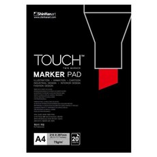 TOUCH 麥克筆專用墊 75g, A4, 1個, 20個