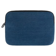 올뉴프레임 스톤워싱 데님 노트북 파우치, BLUE DENIM, 1개