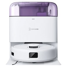 ECOVACS 科沃斯 DEEBOT 掃拖機器人 超小機身 全能基站 毛髮不纏繞 靜音清潔 紫色 mini