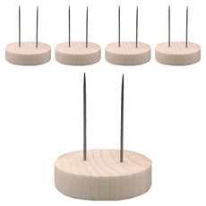 쇼핑153 인형 거치대 5 x 0.8 cm, 원목, 5개 원목, 5개