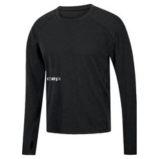 cep 男款 Core Run 美麗諾羊毛長袖上衣
