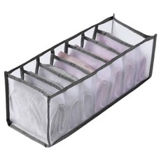 온 라이프 메쉬 칸막이형 언더웨어 정리 수납함 7칸, 그레이, 1개