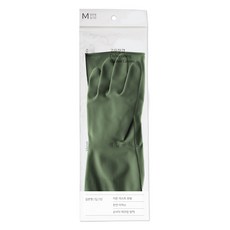 생활공작소 고무장갑 일반형, 딥그린, 중(M), 1세트