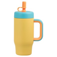 보니타하우스 스트로우 텀블러, 옐로우, 1개, 550ml 옐로우, 1개, 550ml