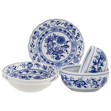 CESKY PORCELAN 洋蔥圖案 單人韓式餐具組 5p