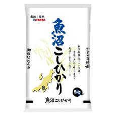 Pearl Rice 新潟魚沼越光米, 5kg, 1個, 一級