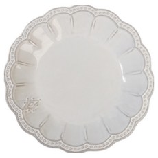 버지니아까사 이탈리카 크레스트 수프 접시, 비앙코, 1개