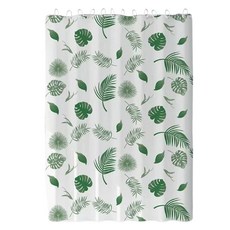 원이네 모던 디자인 방수 샤워커튼, 트로피컬, 1개