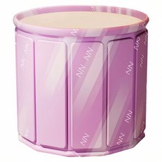 7822 Shop 生活選物 折疊泡澡桶, 漸變粉, 1個