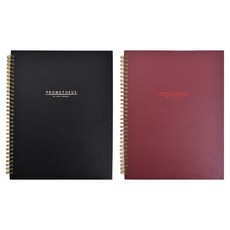 OXFORD 노트 프로메테우스 스프링노트 Letter 좌철 80p, 랜덤발송, 2개