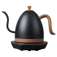 브뤼스타 아티산 전기 드립포트 pro 1L, BR6110GVKKC-MB(시크블랙) BR6110GVKKC-MB(시크블랙)