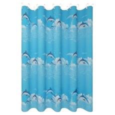 원이네 모던 디자인 방수 샤워커튼, 돌핀스윙, 1개