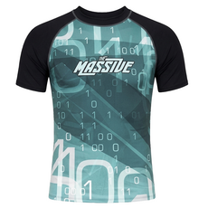 Summer love 夏之戀 SPORTS大男短袖衝浪裝上衣 C25913, 綠色