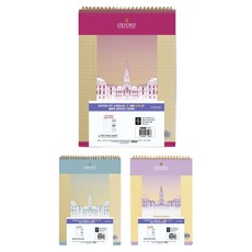 OXFORD 노트 PP 스프링노트 B5 상철 JP 옐로우 칼라내지 80p, 랜덤발송, 3개