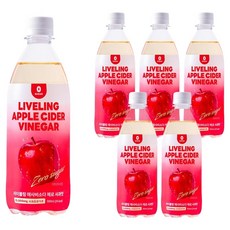 라이블링 애사비 소다 제로 사과맛, 500ml, 6개