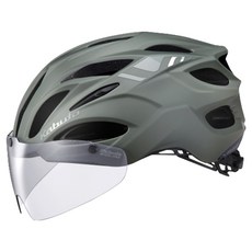 KABUTO VITT NEW VITT 可拆卸擋風鏡自行車安全帽 AR-5 煙燻色, 霧面橄欖綠, 1個