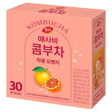 동서 애사비 콤부차 자몽오렌지, 5g, 1개, 30개입