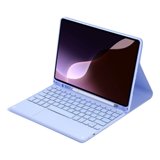 DTAudio iPad磁吸式藍牙鍵盤 + 保護套 9吋, 紫色, 1個, BKP-9-VT