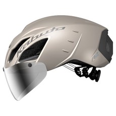 KABUTO OGK Aero R2 自行車安全帽 AR-5, 霧面金色 + 銀色鏡面, 1個