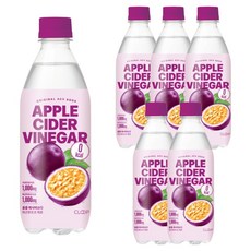 클룹 애사비 패션후르츠 제로 탄산음료, 6개, 500ml 6개, 500ml