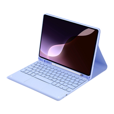 DTAudio iPad磁吸式藍牙鍵盤保護套 11吋, 紫色, 1個, BKP-11-VT