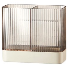 Goldpick 可壁掛式瀝水餐具筒 15.9 x 14 cm, 棕色, 1個