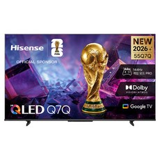 Hisense하이센스 4K QLED 구글 TV, 139cm(55인치), 55Q7Q, 무타공 벽걸이형(추가비용발생), 방문설치