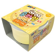 아모스 아이슬라임 말랑버터, 노랑, 250g, 1개