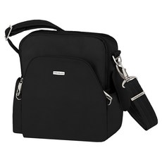 TRAVELON CLASSIC 防盜斜側包 TL-42224, 黑色