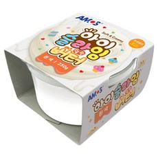 아모스 아이슬라임 말랑버터, 흰색, 250g, 1개