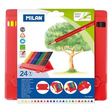 MILAN 可立式色鉛筆組, 1套, 24個