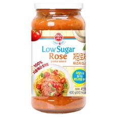 오뚜기 LIGHT&JOY 저당 로제 파스타소스, 600g, 1개