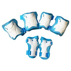 롤링스타 어린이용 스포츠보호용품 세트, 블루, 1세트