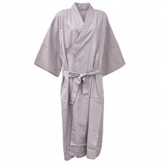 林花毛巾 絲光棉和服 一件式