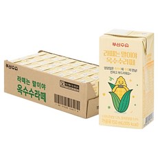 부산우유 옥수수라떼, 24개, 150ml