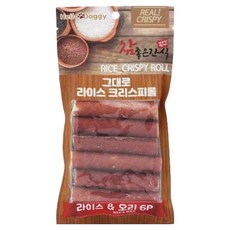 헬로도기 강아지 참좋은간식 라이스 크리스피롤, 오리, 60g, 1개
