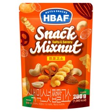 바프 스낵믹스넛 짭짤고소, 200g, 1개