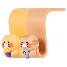카카오프렌즈 춘식이 삼색냥 차량용 헤드걸이 2종 세트, 1세트, 춘식이, 갈색냥