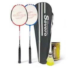 세베로 임팩트100 배드민턴 라켓 2종 풀커버 셔틀콕 2종, 1개