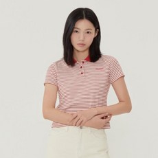 커버낫우먼 슬림 스트라이프 티셔츠