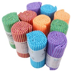 생활속다모아 에브리 이본 컬러 샤워타올 5종 x 2p 세트, 혼합색상, 1세트, 10매입