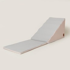 리더스펫케어 강아지 접이식 슬라이드 계단 쇼파형, 핑크, 1개