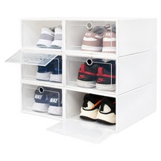 루아즈 다용도 신발정리함 깔끔한 슈케이스 대형, 6개