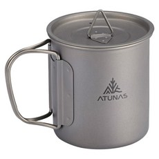 ATUNAS 歐都納 單層鈦隨行杯 300ml A1KTGZ14, 銀色, 1個