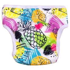 코코스튜디오 강아지 암컷용 코코 하와이안 매너벨트 파인애플, 1개, 1개입, 특대형