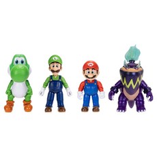jakks PACIFIC 超級瑪利歐 奇異果實電影 多款公仔套組 432304, 1套